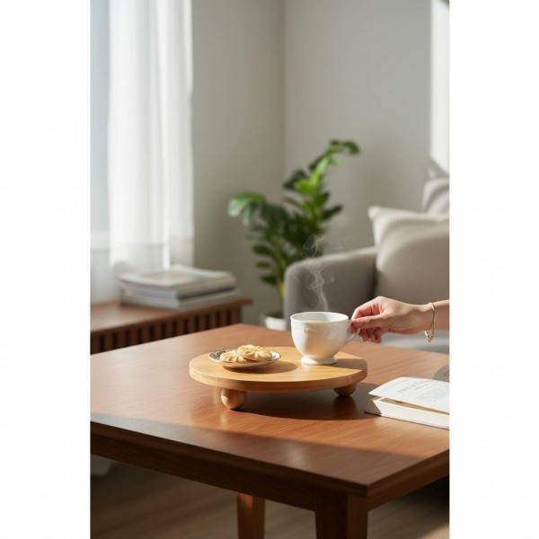 Bambu Top Ayaklı Sunumluk