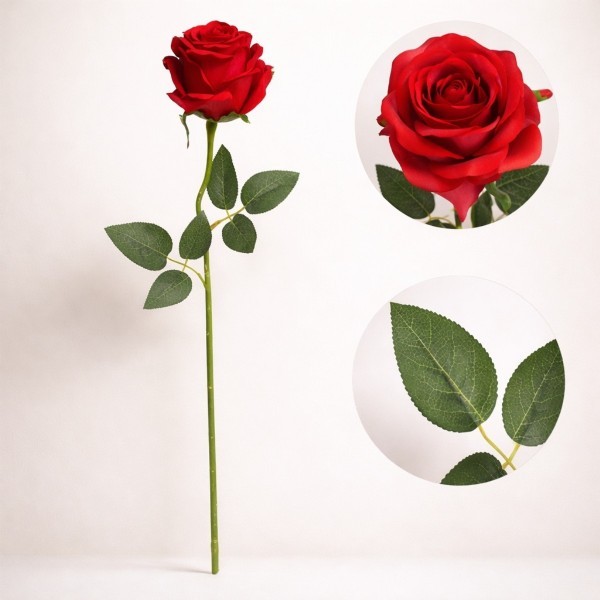 Kadife Gül, 50cm Tek Dal Gül