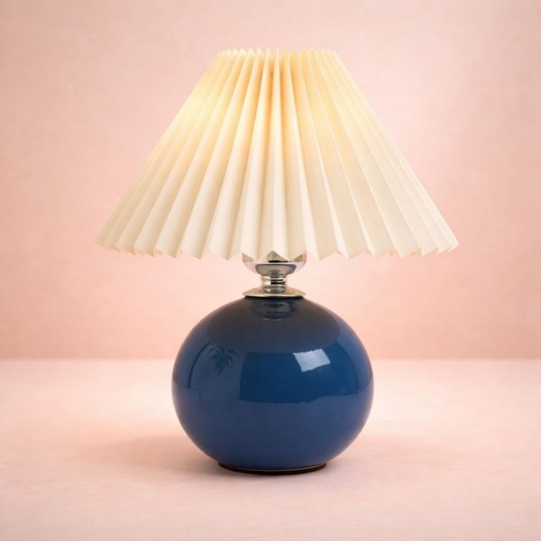 Saphira Pileli Mavi Abajur