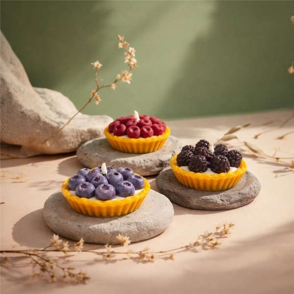 Turta Dekoratif Mum | El Yapımı, Gerçekçi Tasarım, Özel Gün Hediyesi