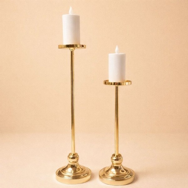 Uzun Boy Şamdan Takımı, İkili Gold Şamdan Set